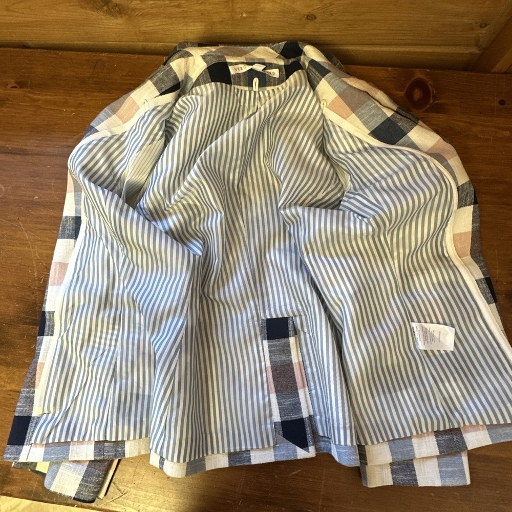 Veronica Beard Jacket 4 Hosanna Plaid Dickey Schoolboy Preppy Career College - Picture 7 of 13